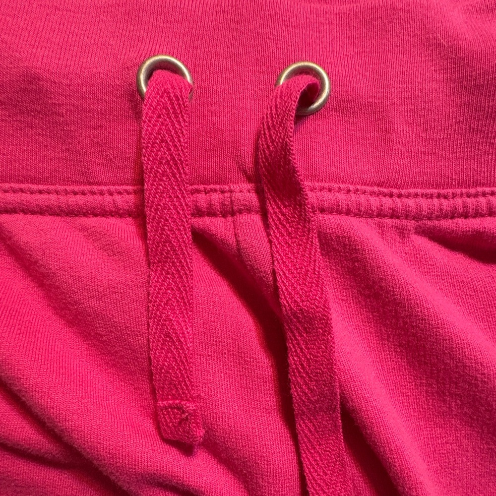 Just My Size Bright Pink drawstring capris - Picture 3 of 4